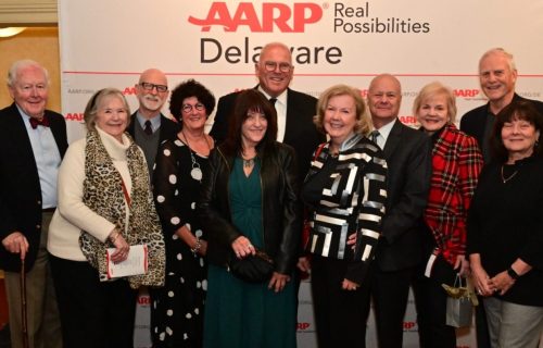 Chris Powers with delegation at Andrus Award Ceremony